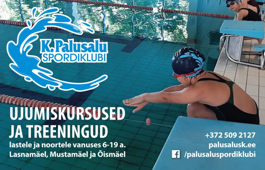 Ujumiskursused ja treeningud lastele ja noortele vanuses 6-19 a. Lasnamäel, Mustamäel ja Õismäel